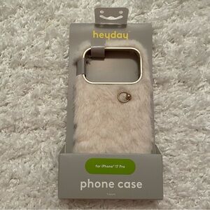 Alpine iPhone 17 Pro heyday Cream Faux Fur Phone Case